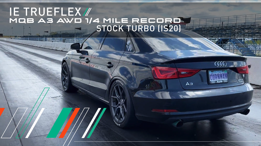 IE TrueFlex Powered Audi A3 Sets New IS20 AWD 1/4th mile Record!